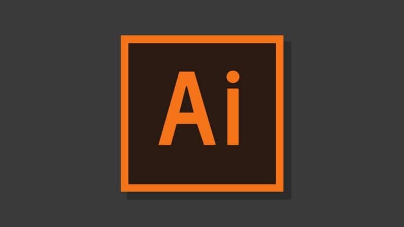 logo de Adobe illustrator con fondo oscuro