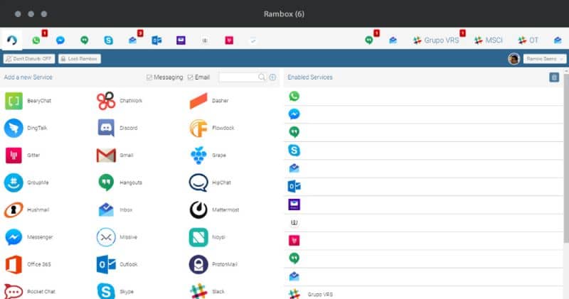 pantalla mostrando programas en sistema operativo Ubuntu
