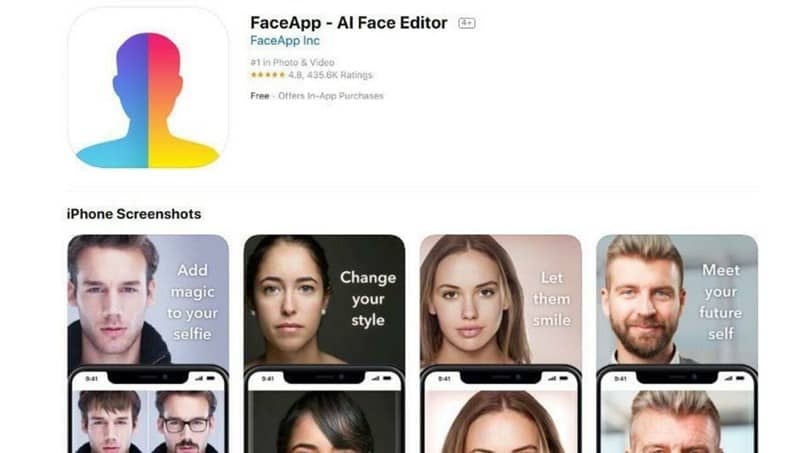 perfil faceapp