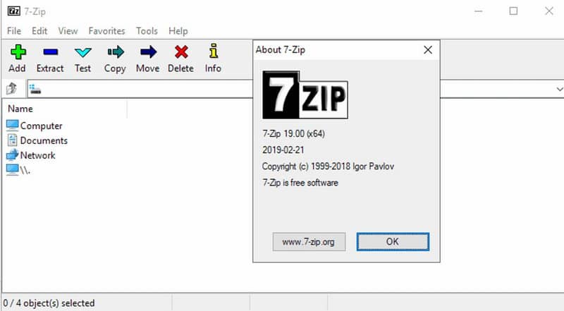How to encrypt or password a file or folder compressed with 7-Zip