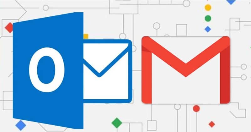 Logo Gmail y Outlook