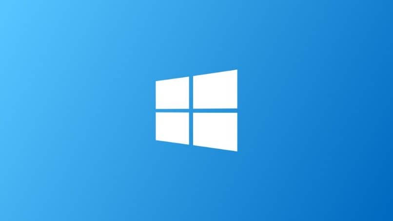 Logo Windows fondo azul