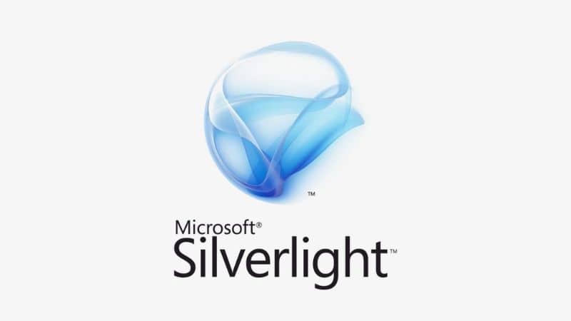 Silverlight microsoft logo fondo blanco 
