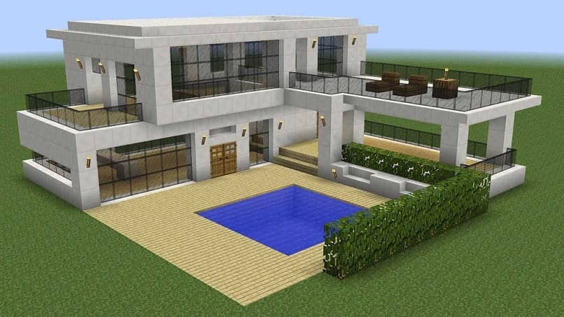 Cómo Hacer una Increíble casa Moderna de Hormigón en Minecraft (Ejemplo)  ¡Muy Fácil! | Mira Cómo Se Hace