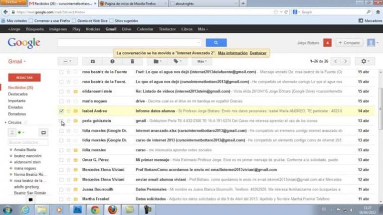 crear carpetas en gmail