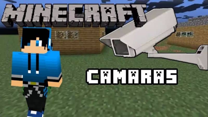 How to make or have a security or surveillance camera in Minecraft It works!