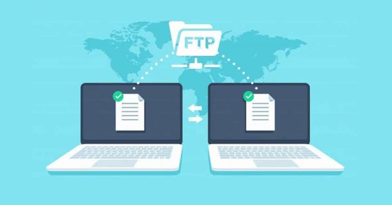 compartir archivos en las laptop con ftp
