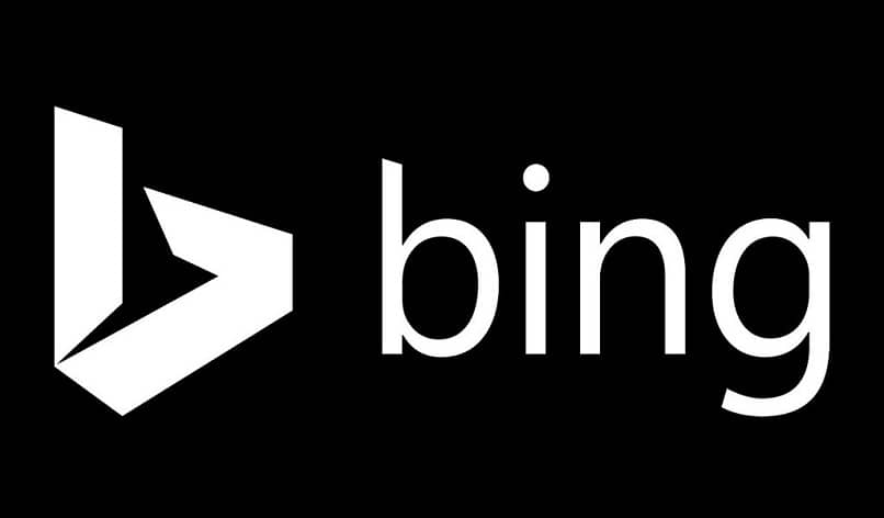 icono monocromatico de bing