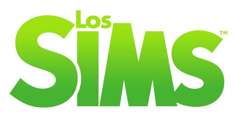 sims game logo white background 