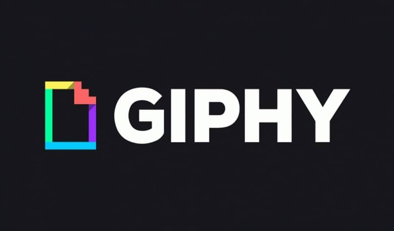 logotipo de giphy a color