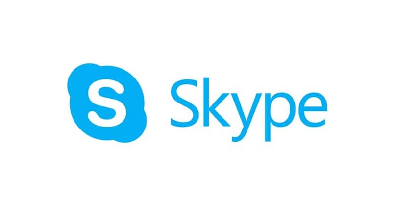 logotipo skype blanco