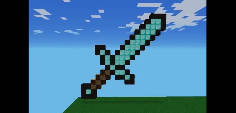 Cómo craftear una espada en Minecraft