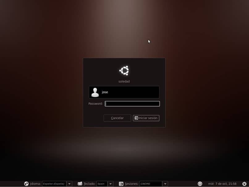 cambiar la imagen de fondo de pantalla del inicio de sesion en Ubuntu