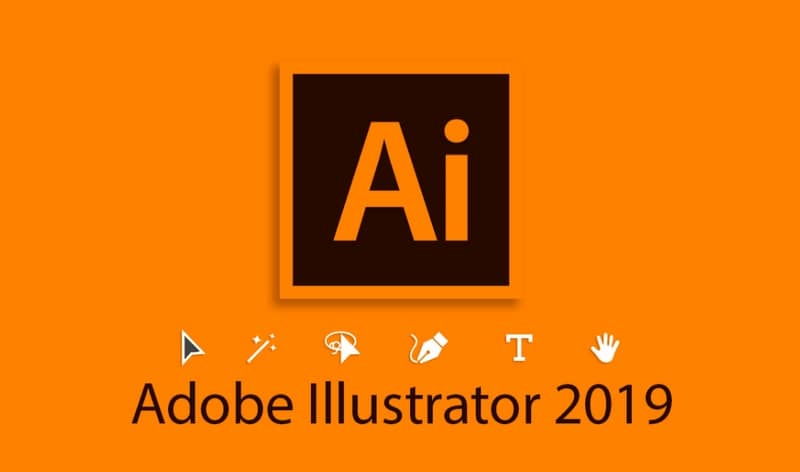 Adobe Illustrator, fondo naranja