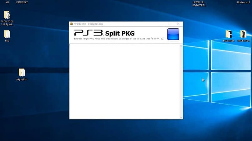 Mensaje de Windows que identifica un archivo pkg de PSP