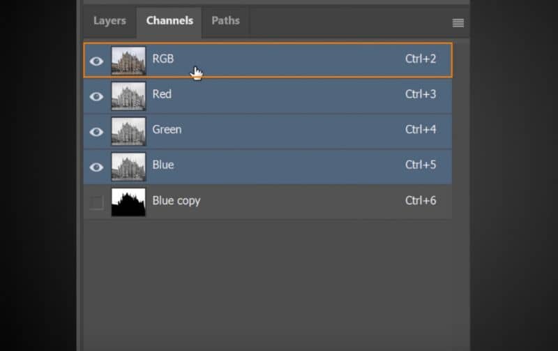 How to edit and convert a channel to a layer in Photoshop fast and easy