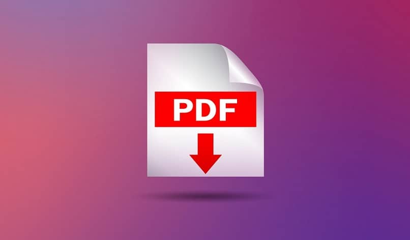 archivo pdf con fondo de color