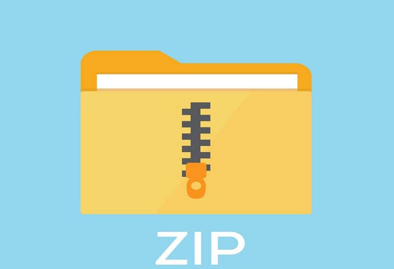 carpeta de archivo zip