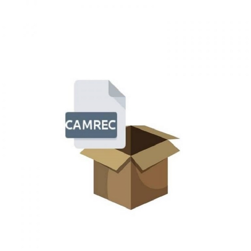 What is a file with a CAMREC extension and how can I open it?