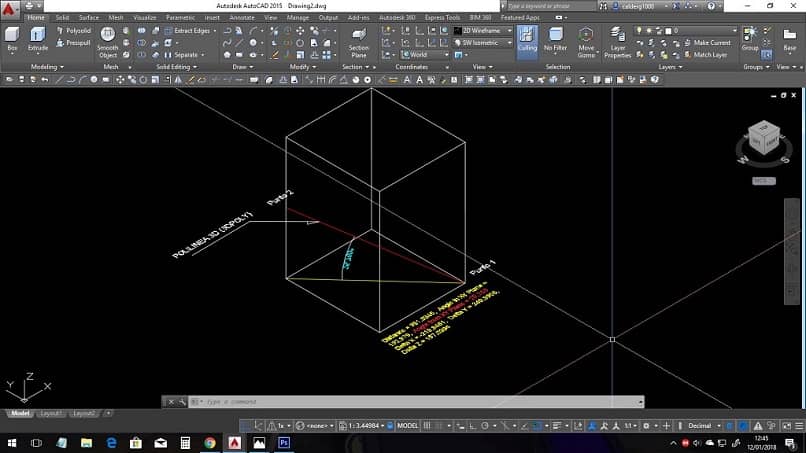 How to find and display the slope of an azimuth line in AutoCAD