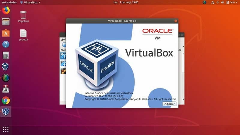 virtualbox en la computadora