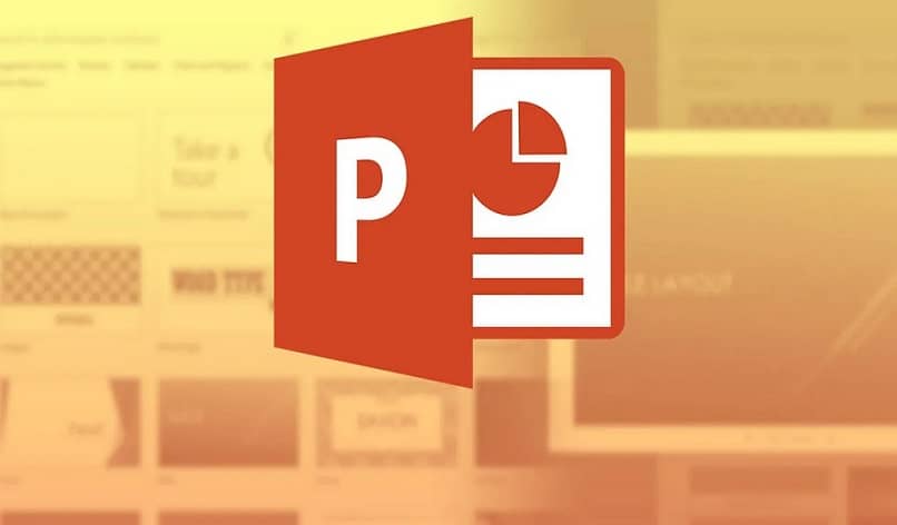icono naranja original de powerpoint