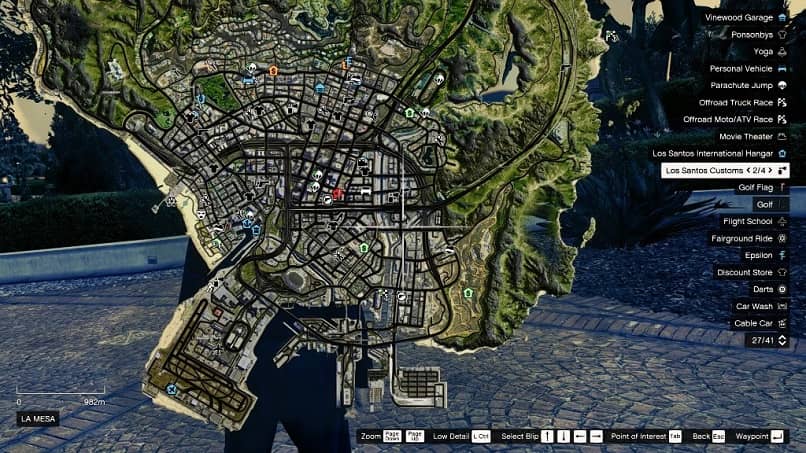 mapa satelital de gta 5