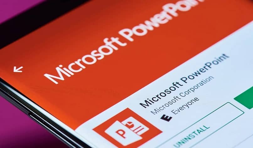 movil con microsoft powerpoint 