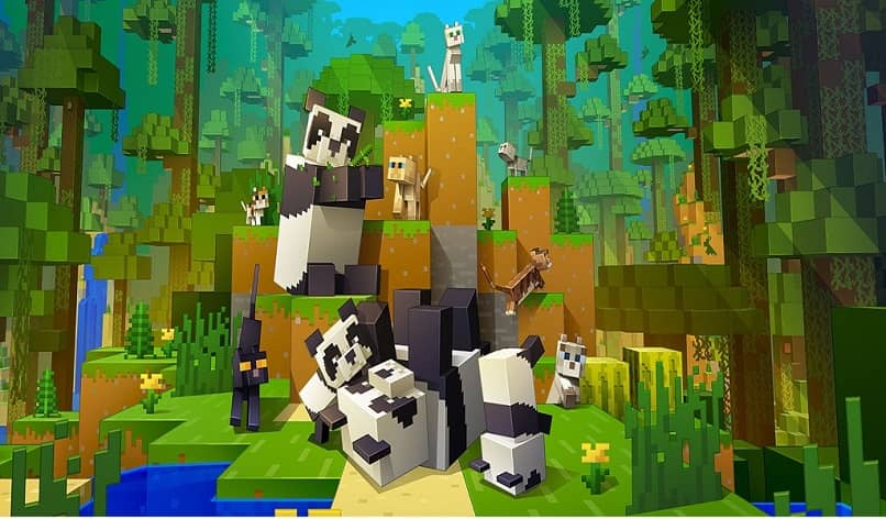 oso panda de minecraft