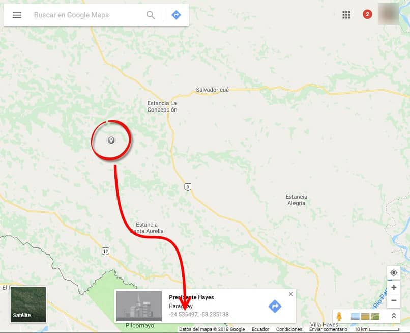 ubicacion google maps