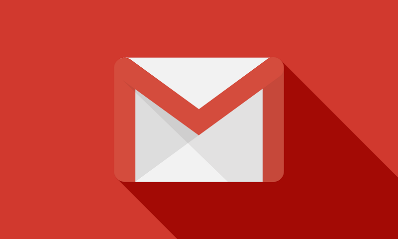 gmail logo fondo rojo