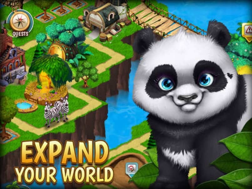 panda animal voyage island adventure