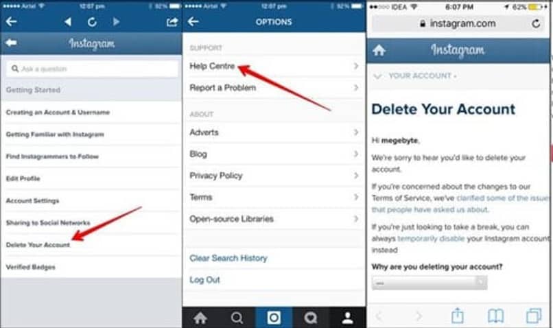 Cómo borrar tu cuenta de Instagram de manera temporal o para siempre