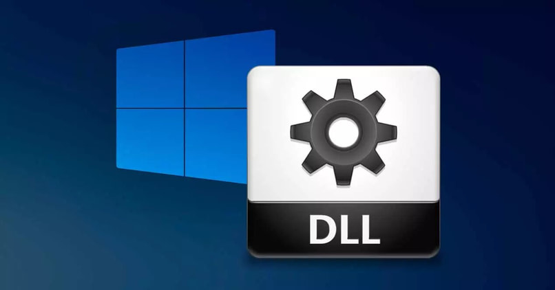 archivos dll y logo de windows