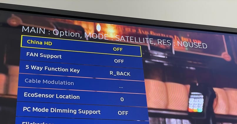 opciones del menu oculto de samsung smart tv