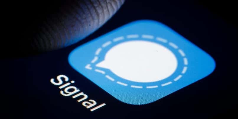 signal logo pantalla telefono