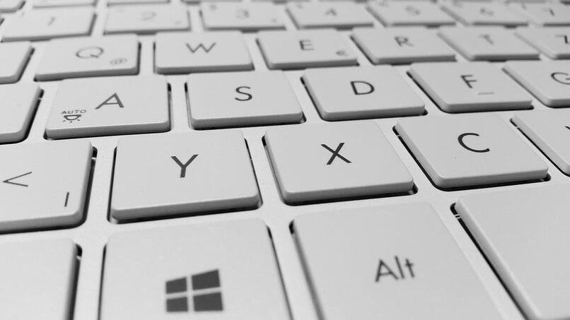 teclado de computadora de windows