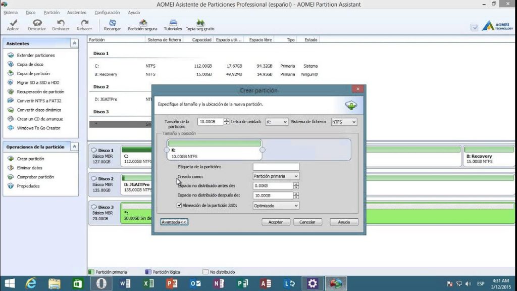 How To Make Or Create Partitions In AOMEI Partition Easily Bullfrag